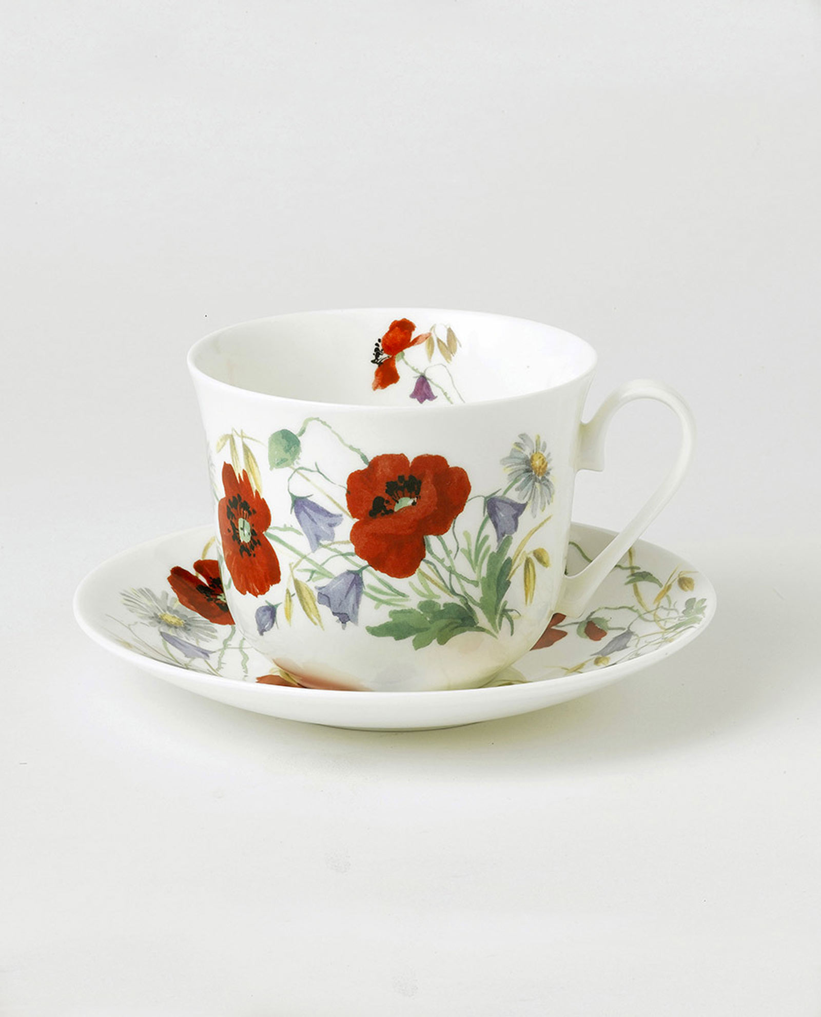 Set de taza y plato para desayuno English Meadow - Salón des Fleurs