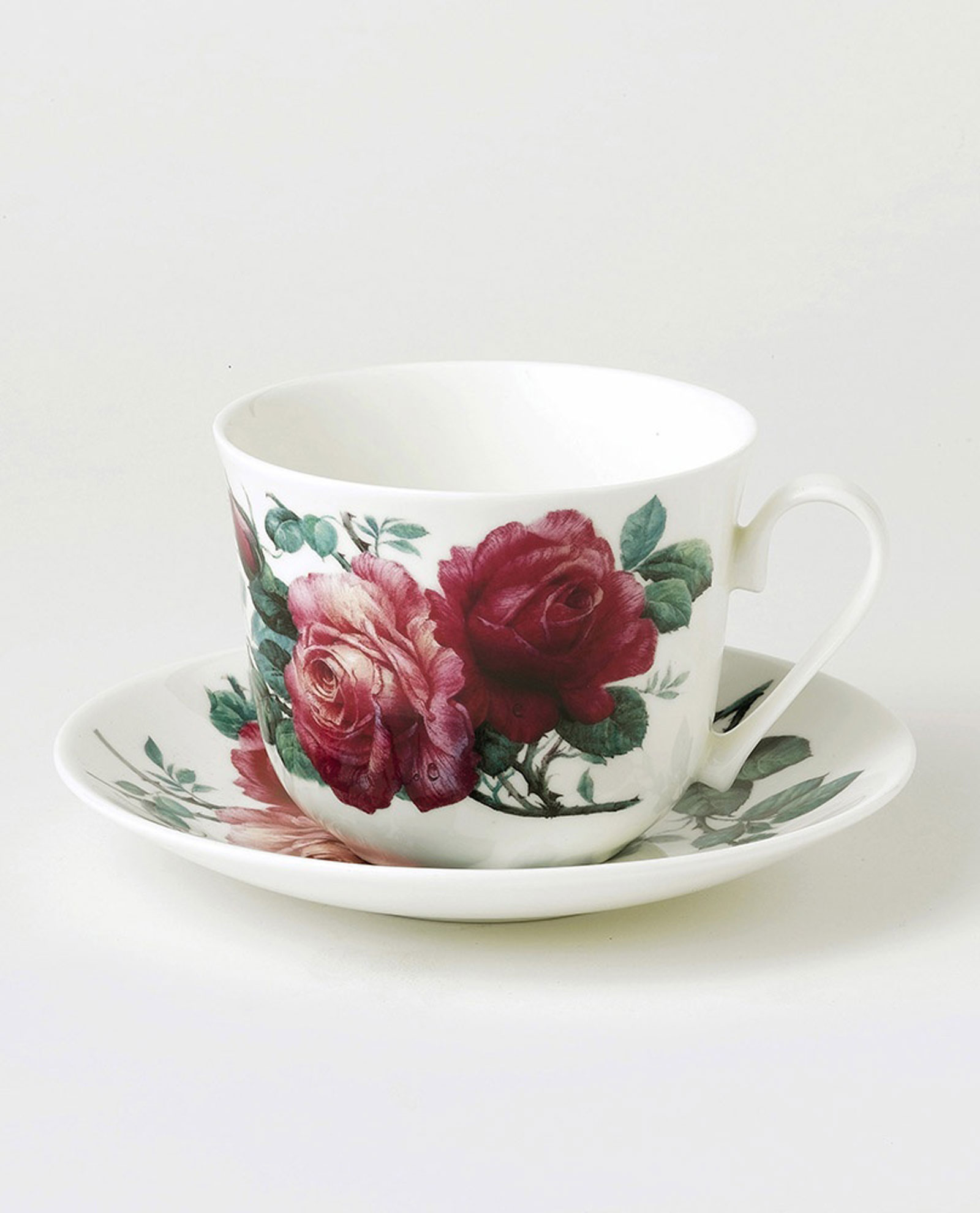 Set de taza y plato para desayuno English Meadow - Salón des Fleurs