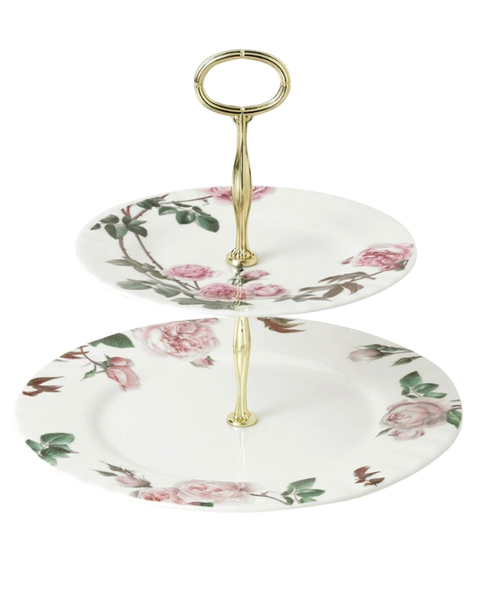 Set de taza y plato para desayuno English Rose - Salón des Fleurs